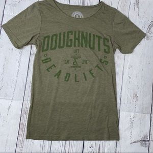 Doughnuts & Deadlifts tee shirt